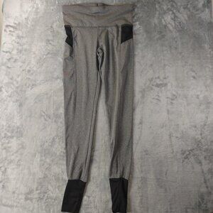 Just Be Free Womens S Gray & Black Gym Brands Women Summer Body Workout Leggings